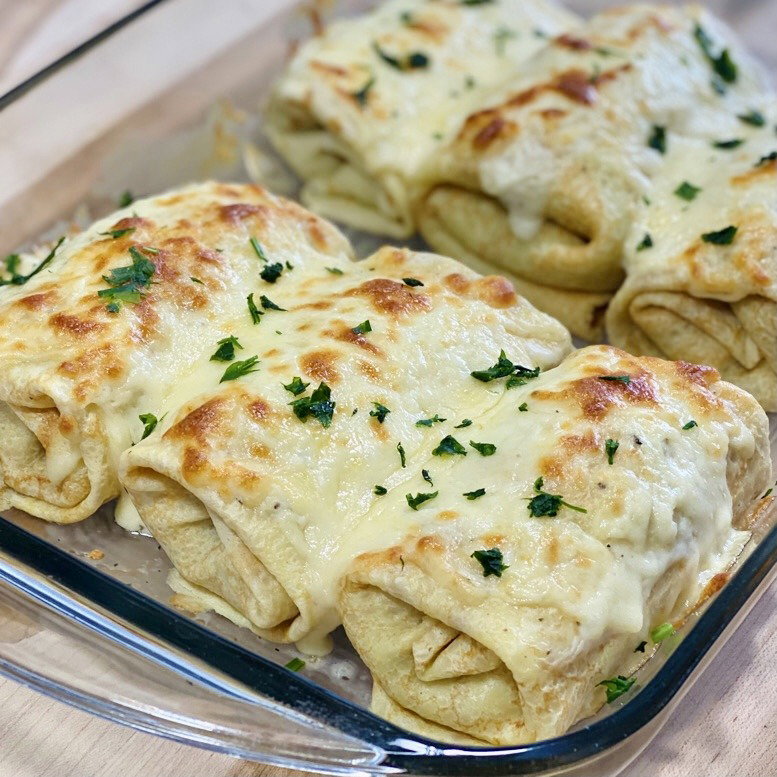 Crêpes salées - Poulet fromage béchamel (x4)