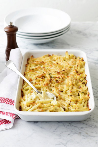 Gratin de macaroni au fromage