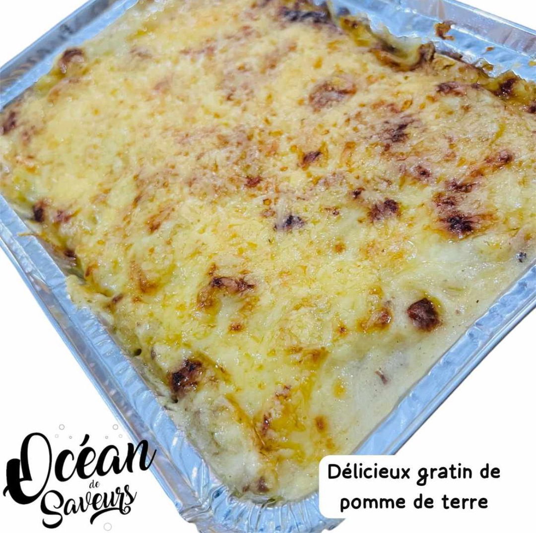 Gratin de pommes de terre et poulet