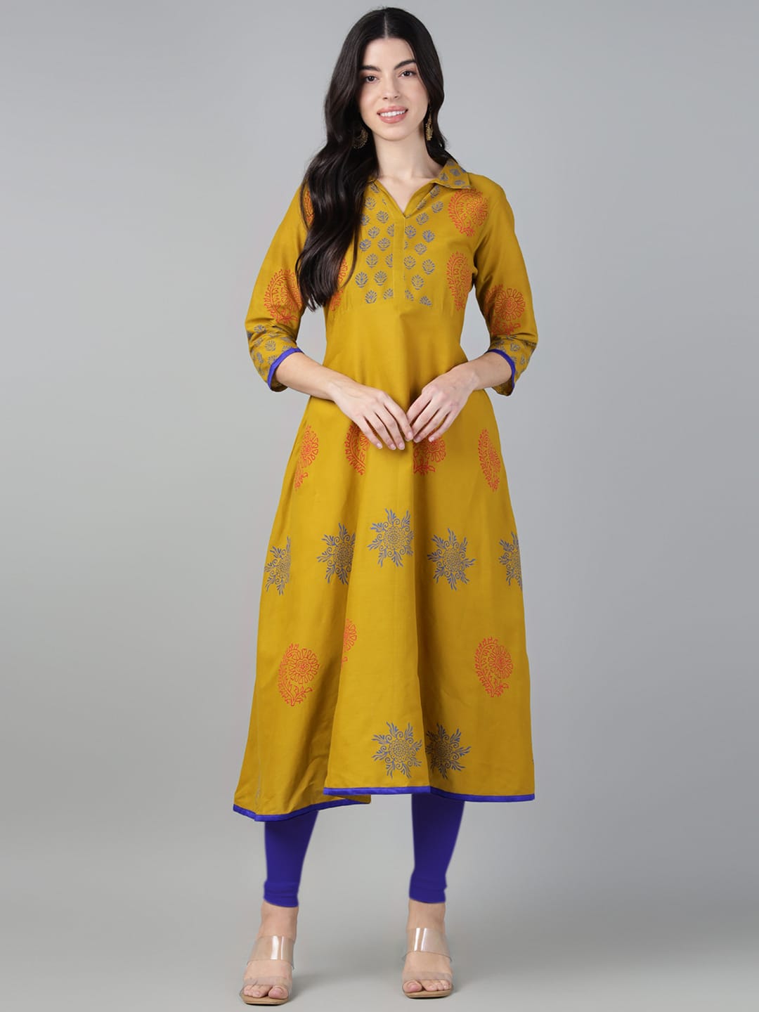 KAMS COTTON ANARKALI_0
