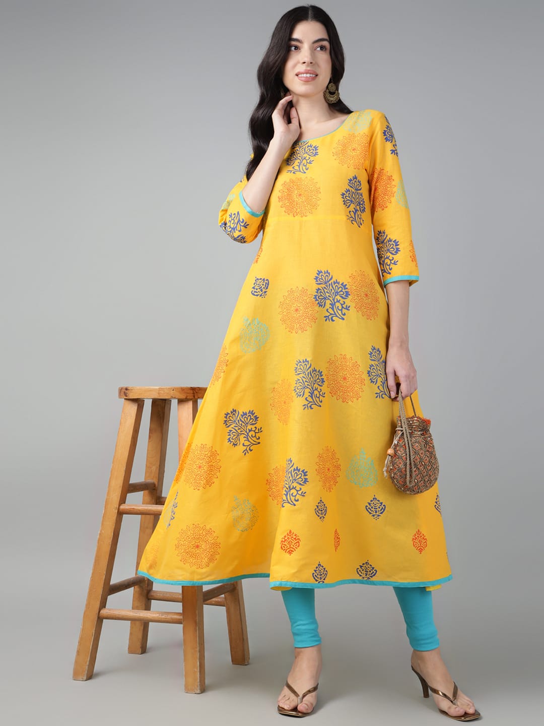 KAMS COTTON ANARKALI_0