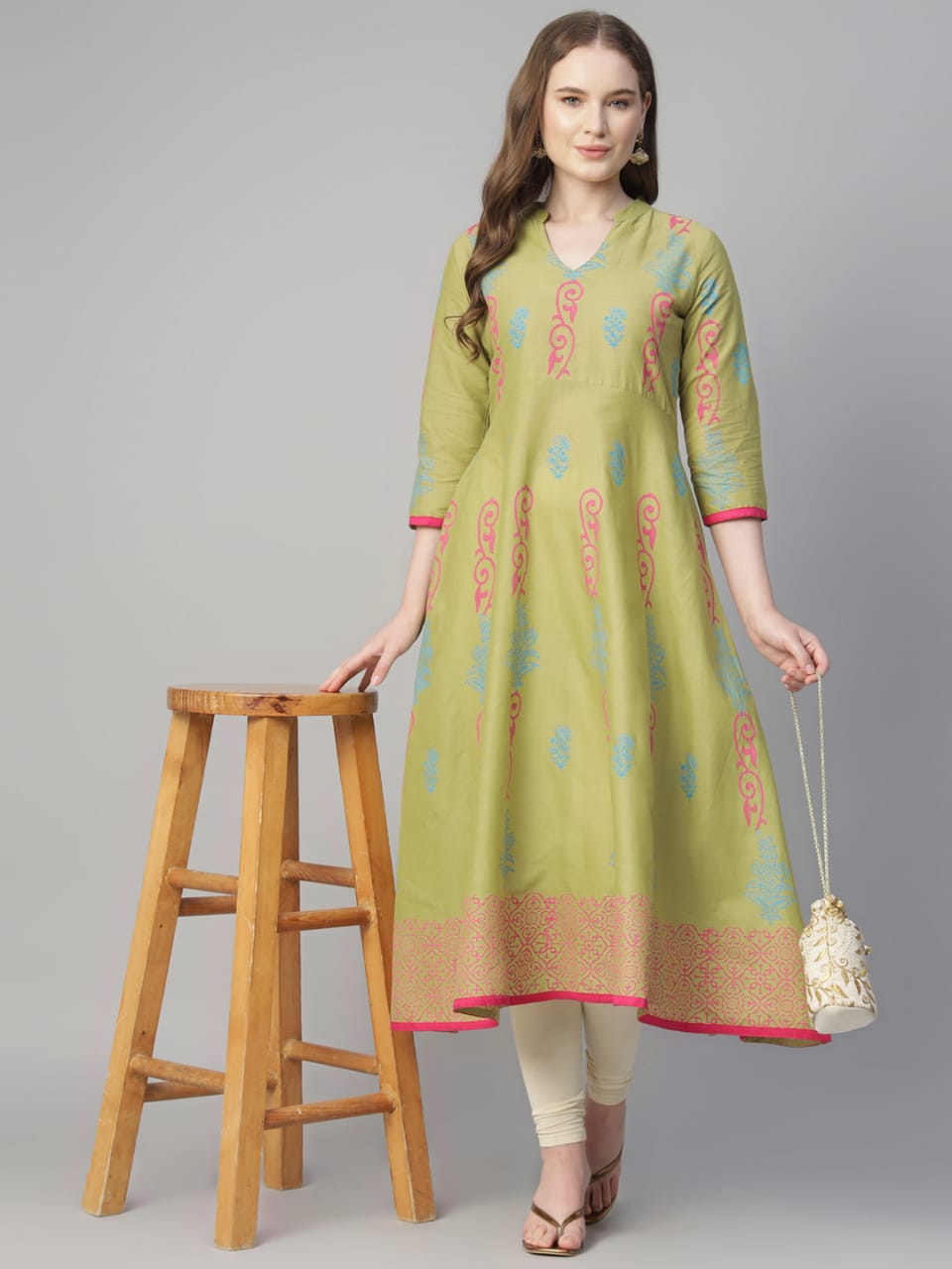 KAMS COTTON ANARKALI_0