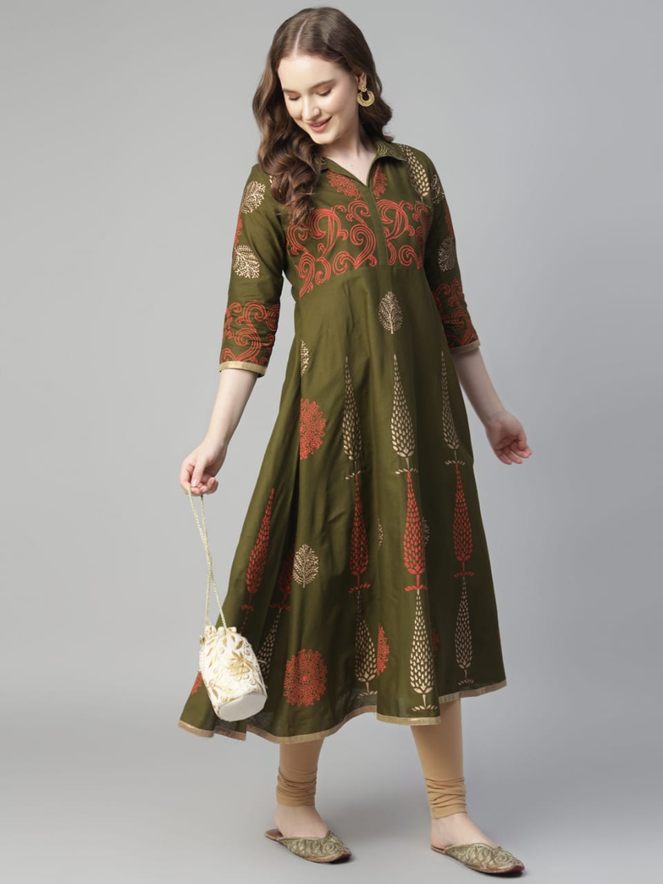 KAMS COTTON ANARKALI
