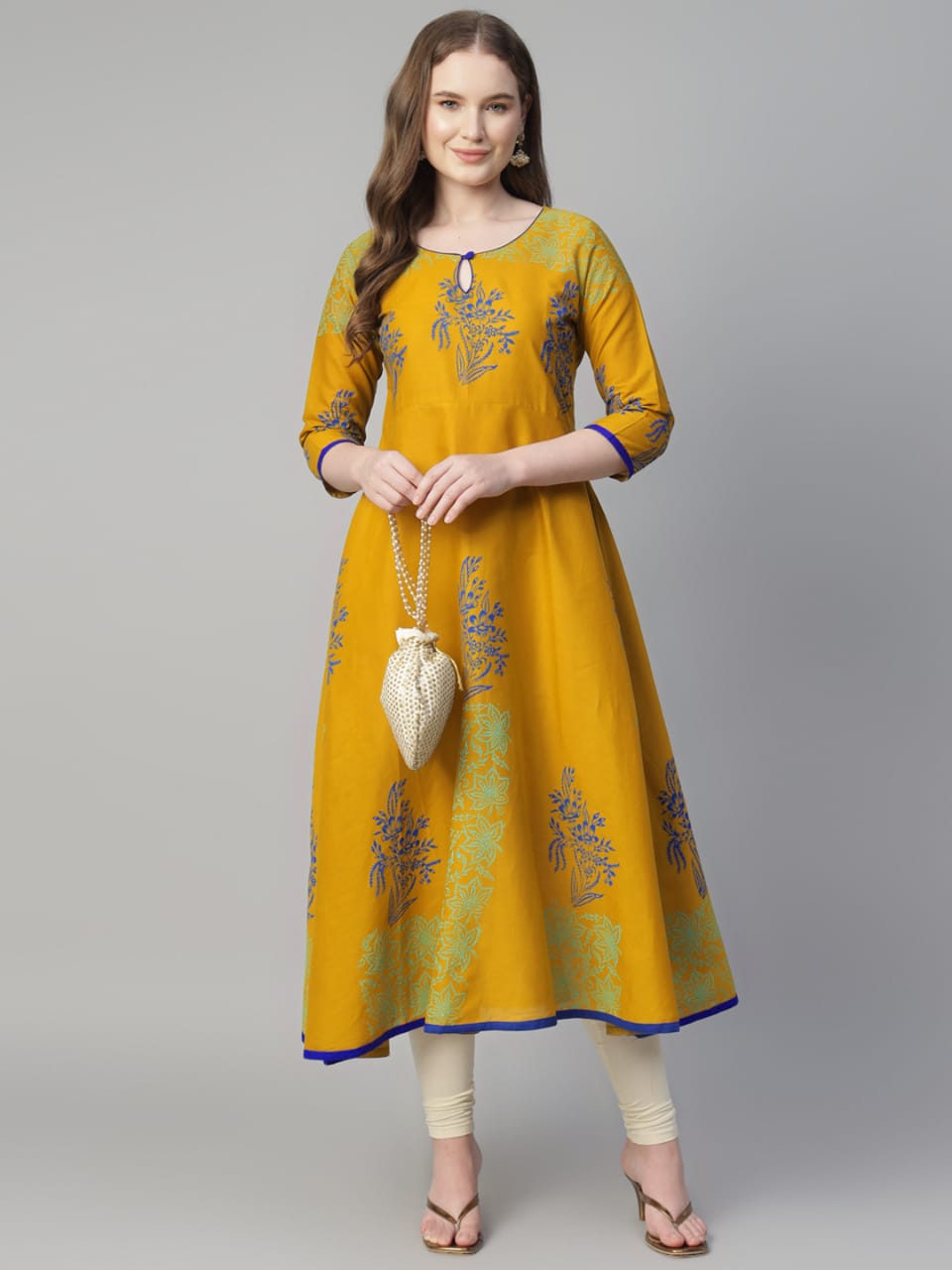 KAMS COTTON ANARKALI