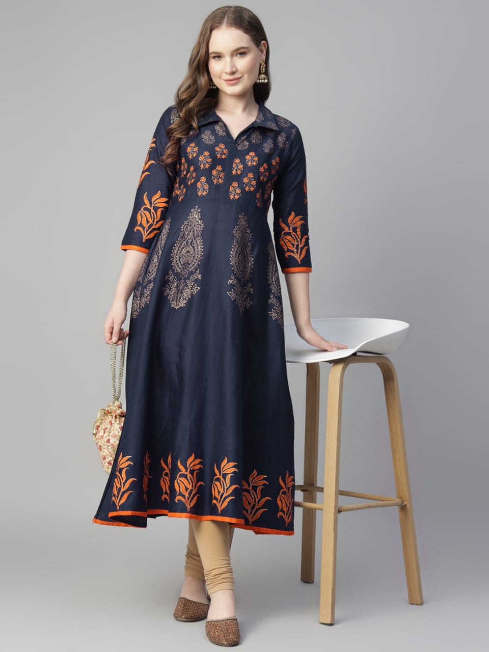 KAMS COTTON ANARKALI