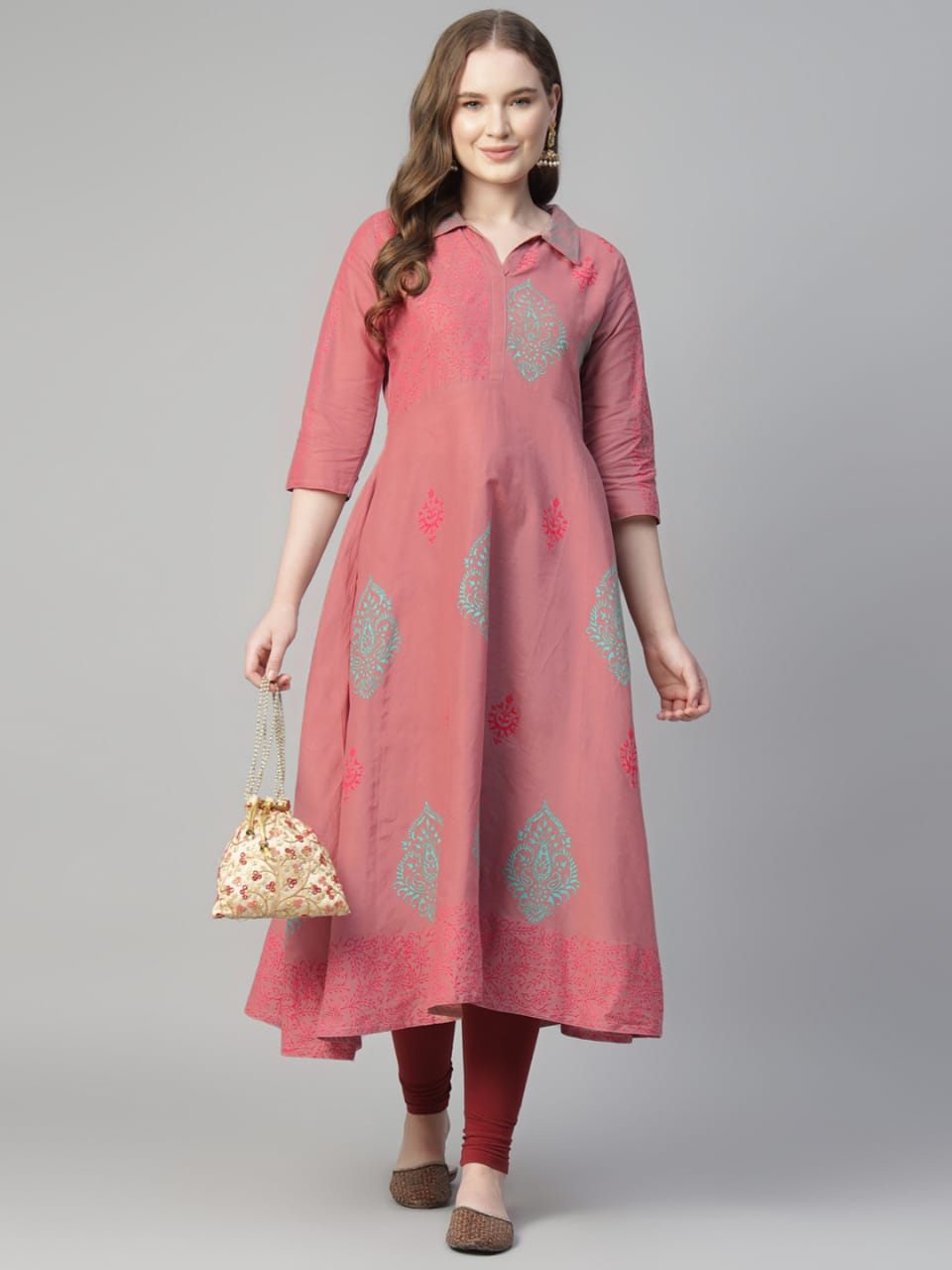 KAMS COTTON ANARKALI