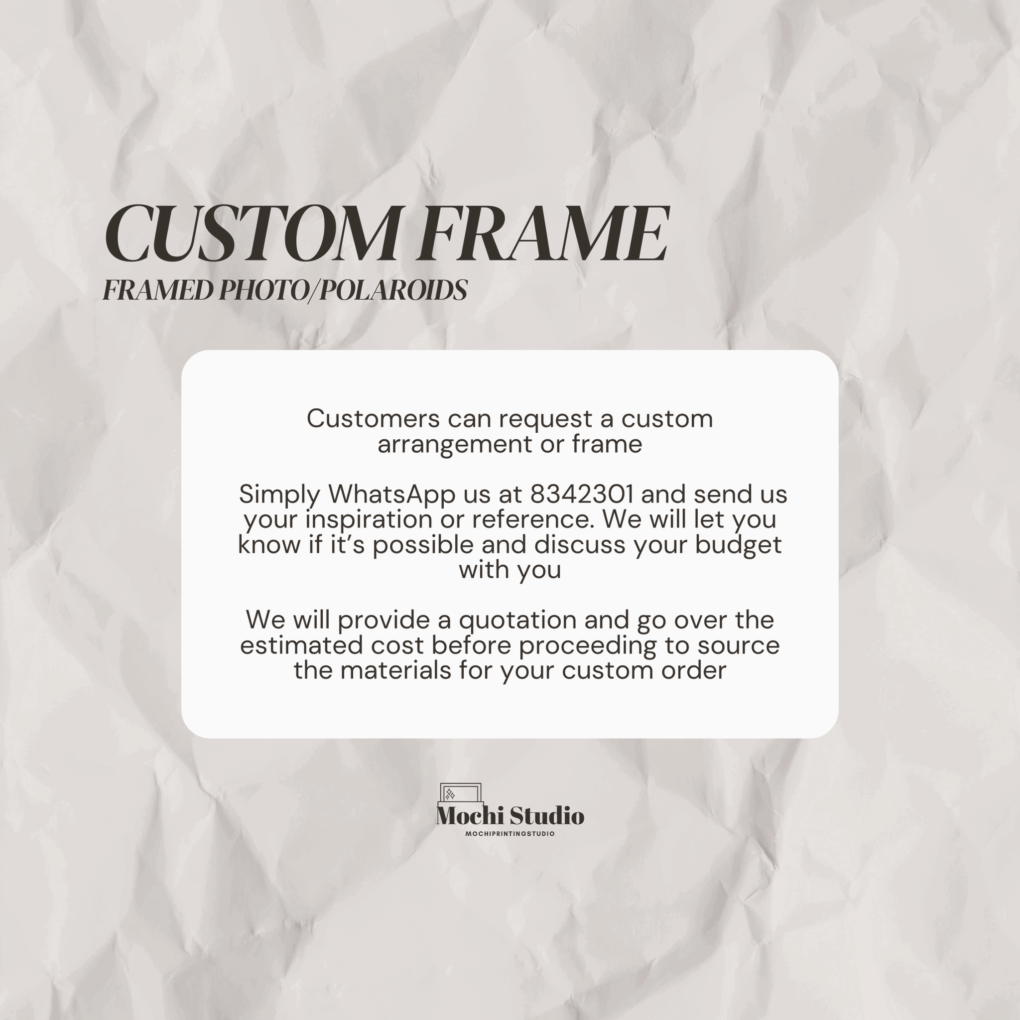 Custom Framed Polaroids_0
