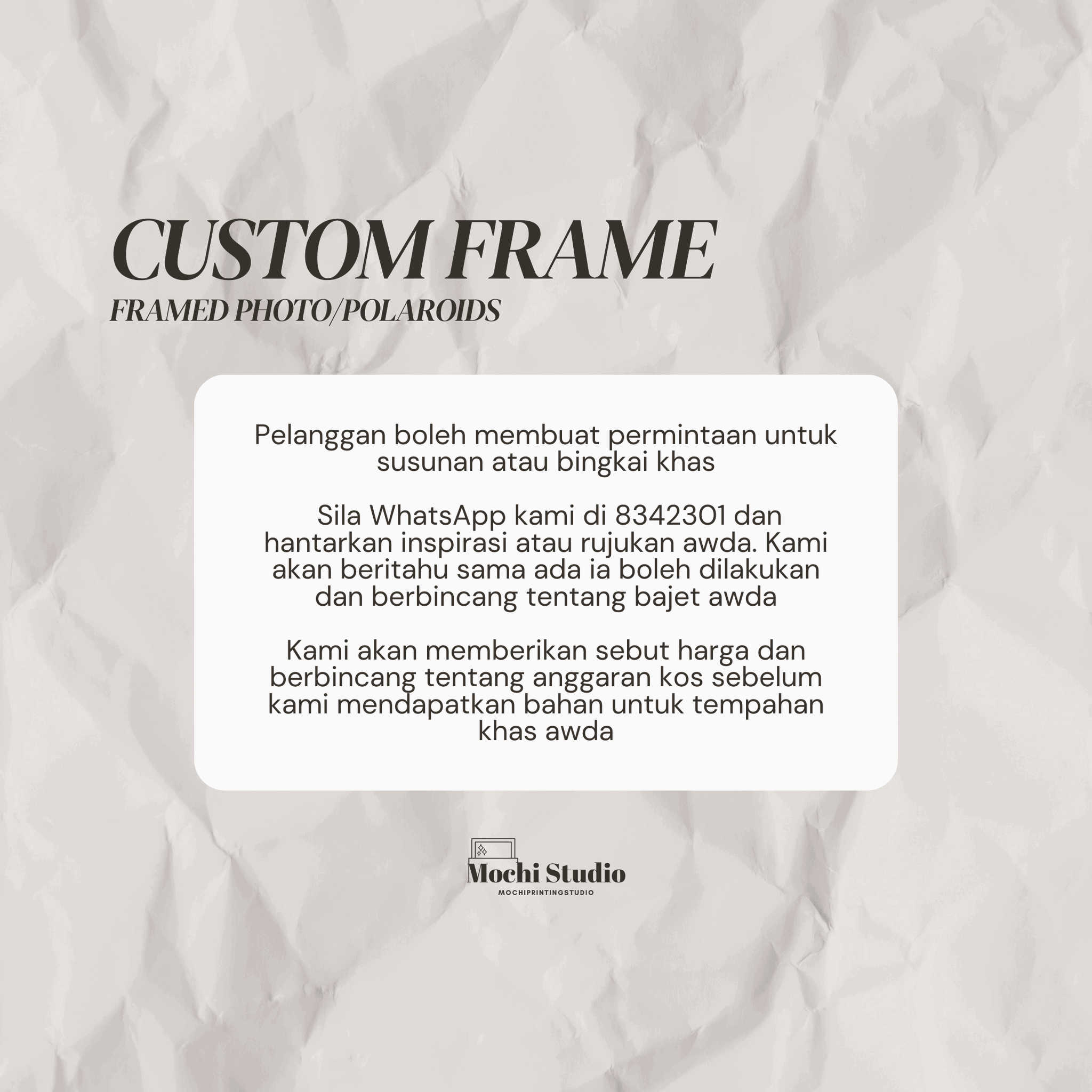 Custom Framed Polaroids_0