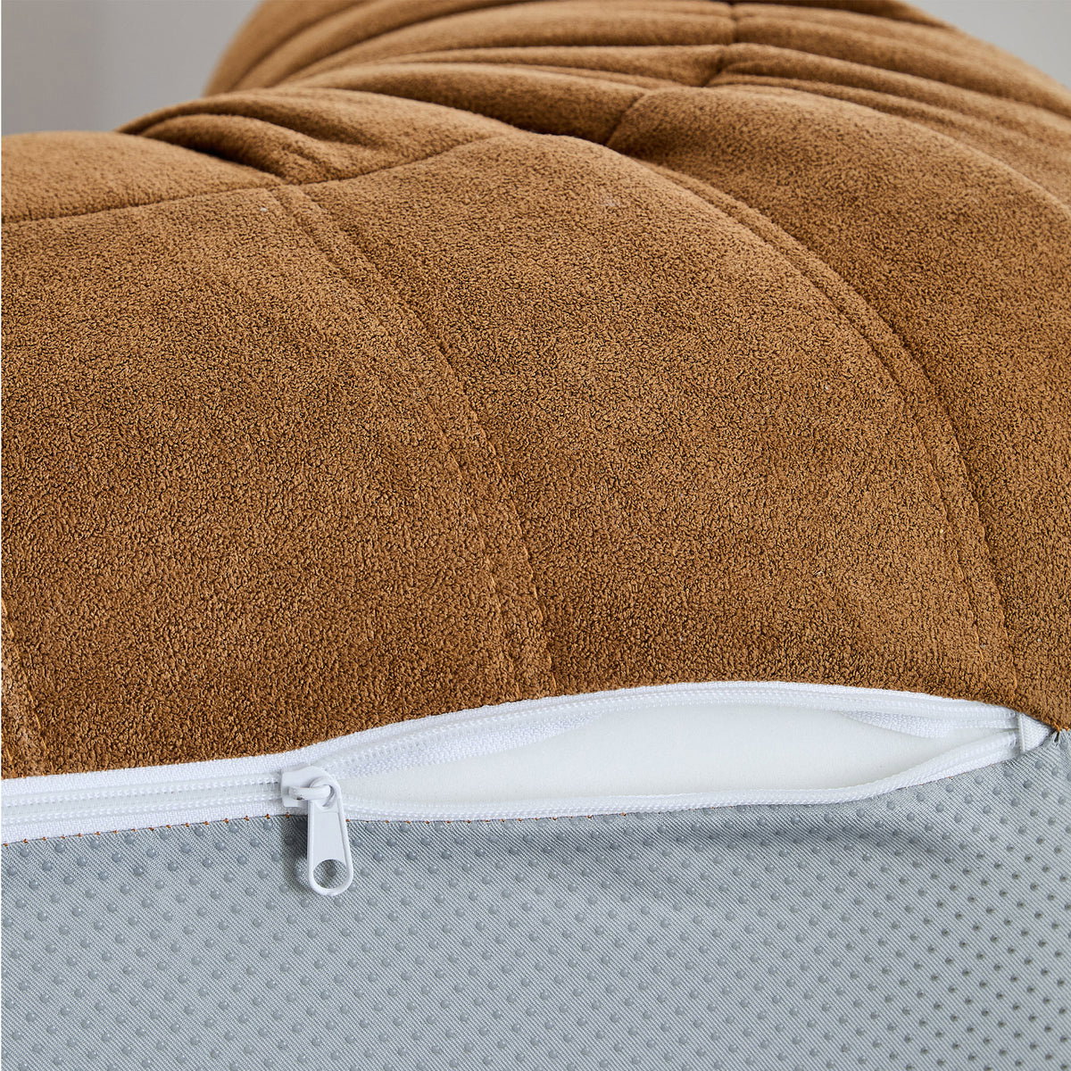 Willow Lounge Chair – Amber Brown Flannel_7