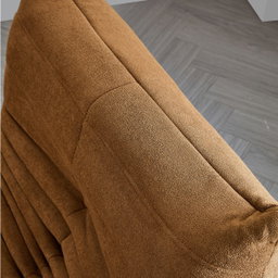 Willow Lounge Chair – Amber Brown Flannel