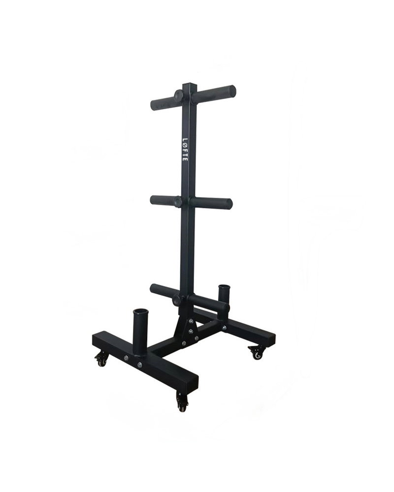 Weight Plate Rack with Attachable Wheels_0