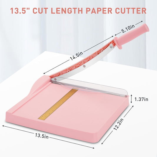 Cortador de papel guillotina de 12 pulgadas de longitud de corte con capacidad de 16 hojas_0