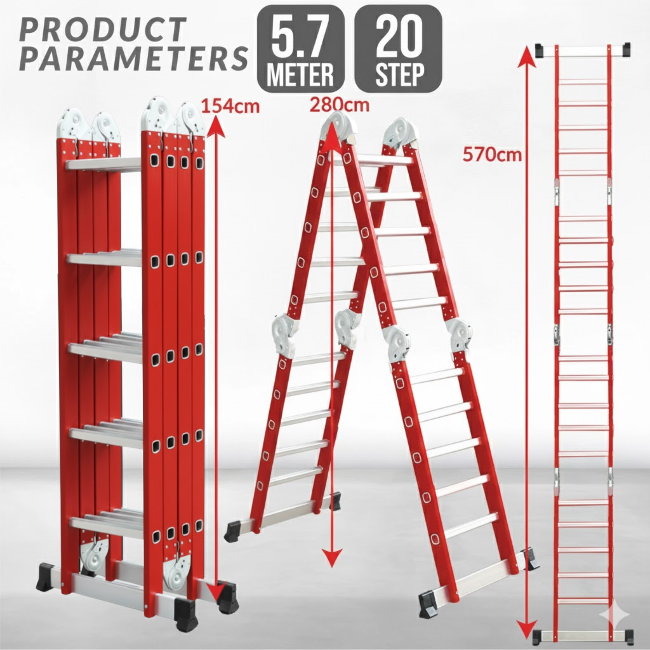 HEAVY DUTY MULTIPURPOSE WORK LADDER_8