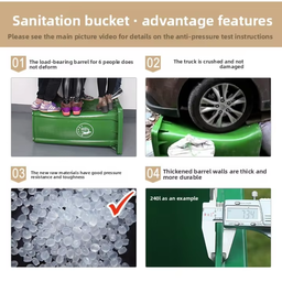 LARGE GARBAGE BIN WHEEL (TONG SAMPAH)