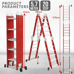 HEAVY DUTY MULTIPURPOSE WORK LADDER (TANGGA)