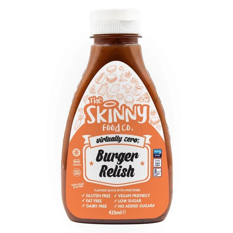 רוטב בורגר Burger Relish ללא סוכר 425 מ"ל