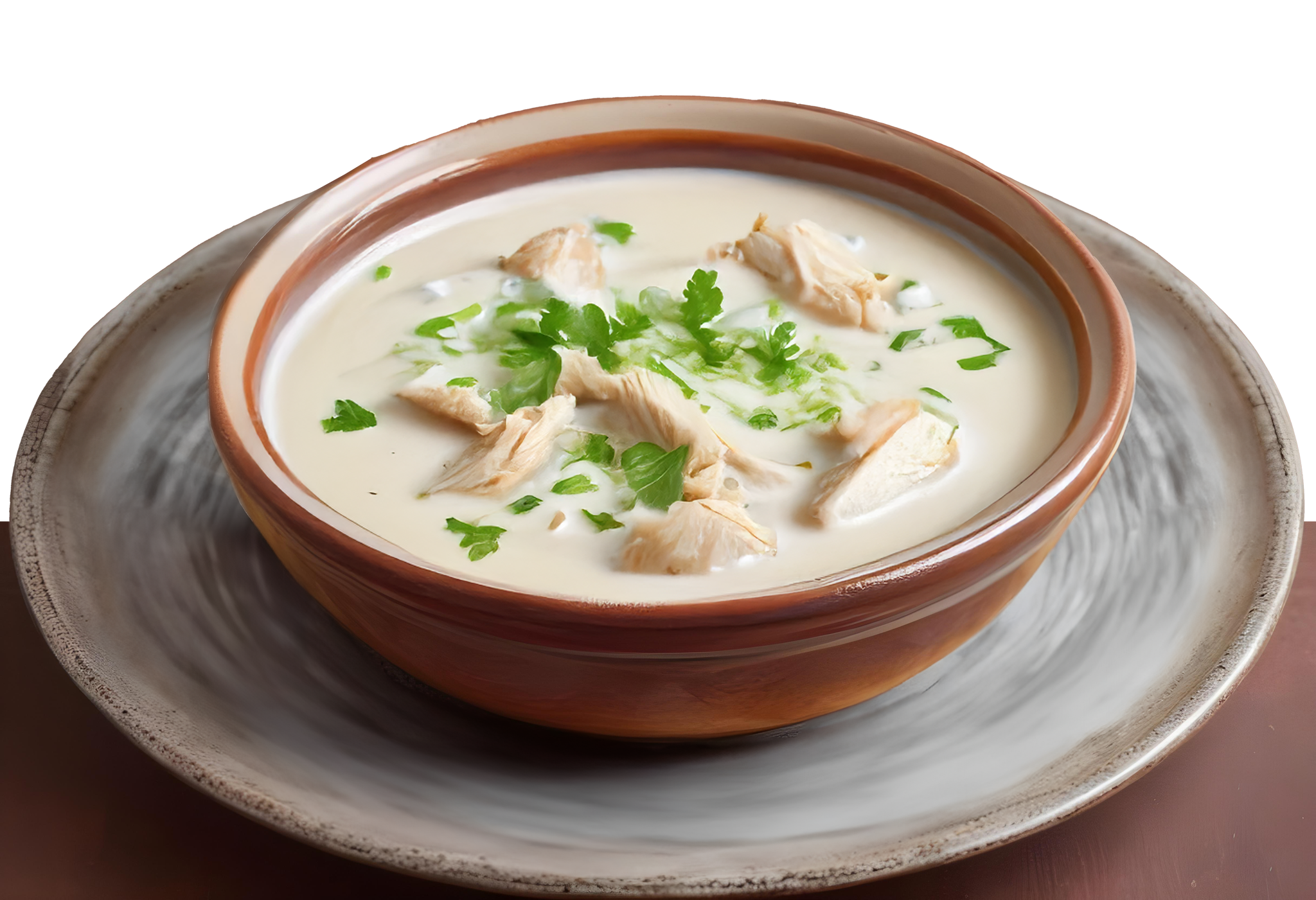 Creamy Chicken Soup شوربه الدجاج بالكريمه_0