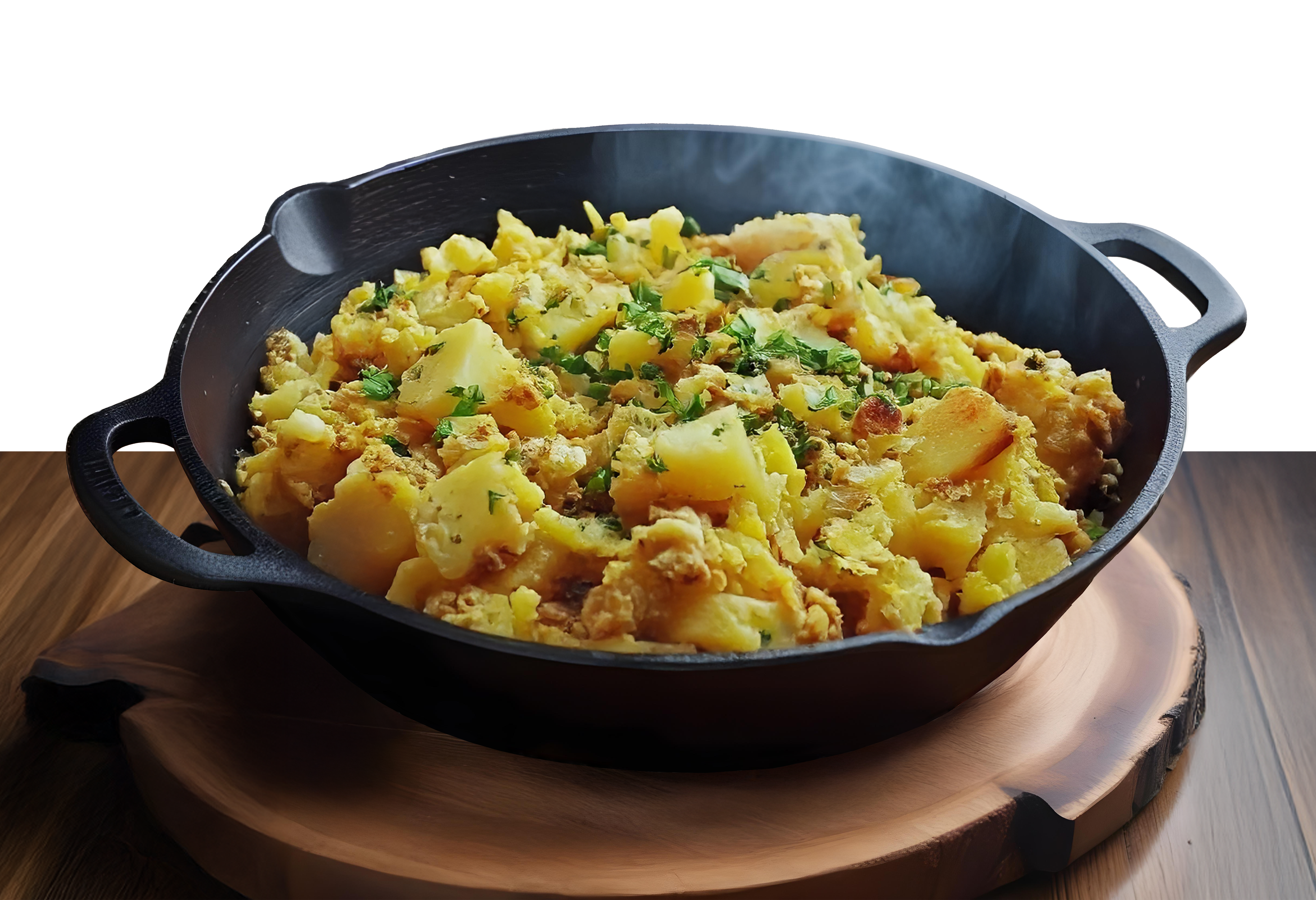 Egg and Potato Skillet قلاية بيض بالبطاطا