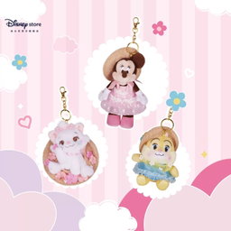 Disney Summer Style Series Plush Keychain