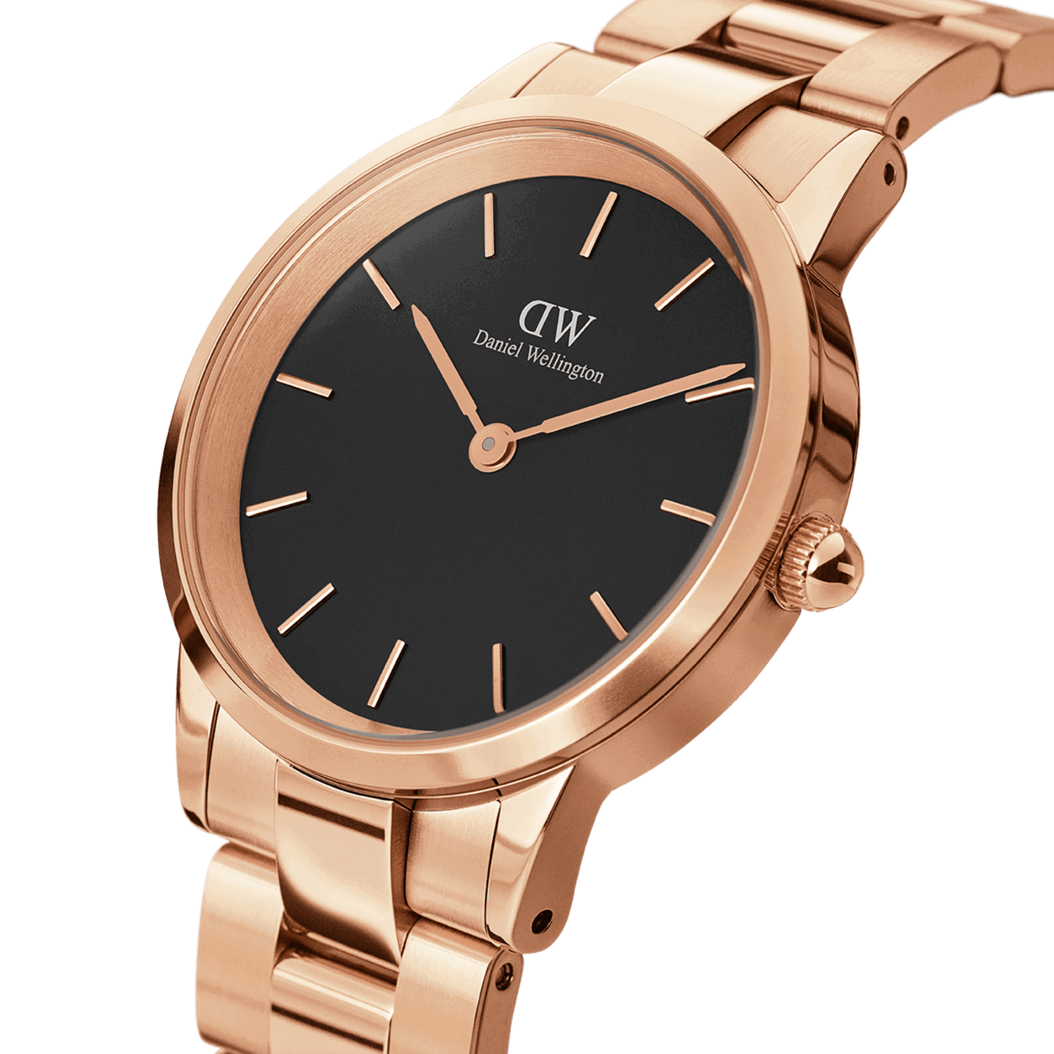 Iconic Link Black Rose Gold_1
