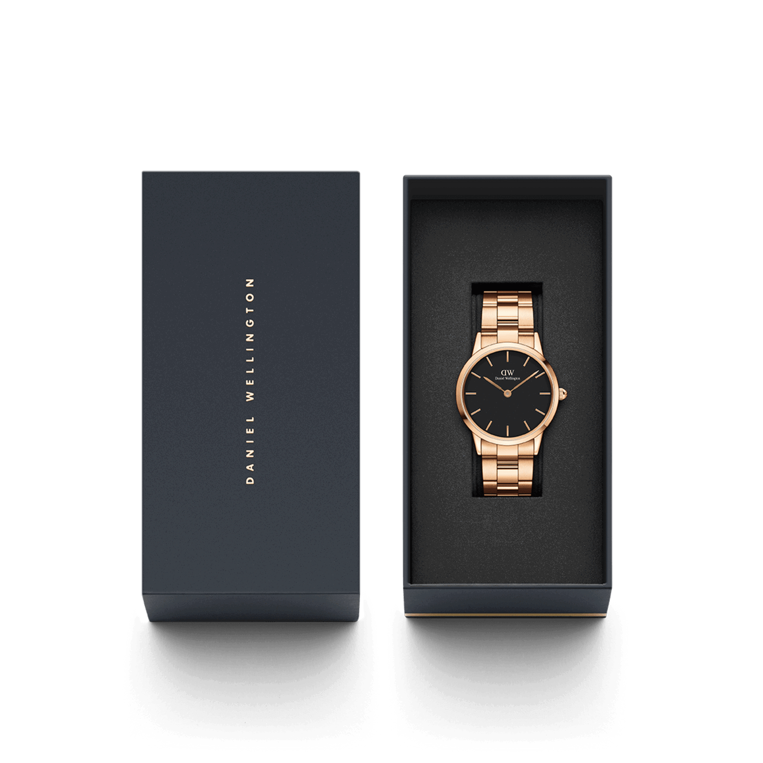 Iconic Link Black Rose Gold_5