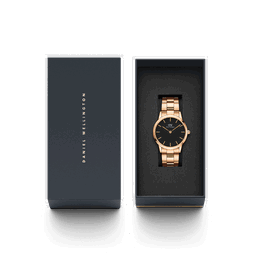 Iconic Link Black Rose Gold