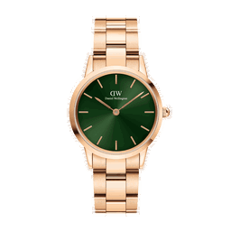 Iconic Link Emerald Green RoseGold