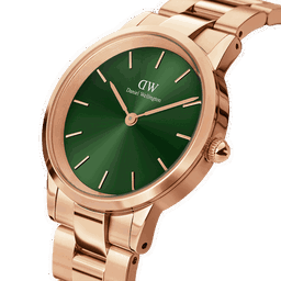 Iconic Link Emerald Green RoseGold