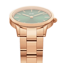 Iconic Link Emerald Green RoseGold