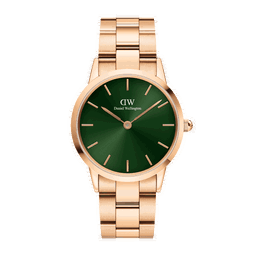 Iconic Link Emerald Green RoseGold