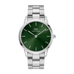 Iconic Link Emerald Green Silver