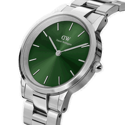 Iconic Link Emerald Green Silver