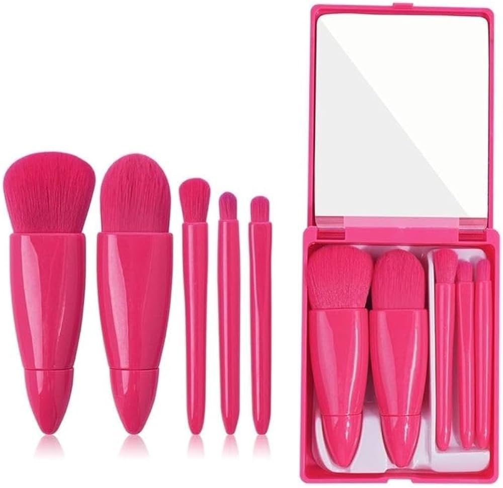 MAKE UP BRUSH SET + MIRROR _1