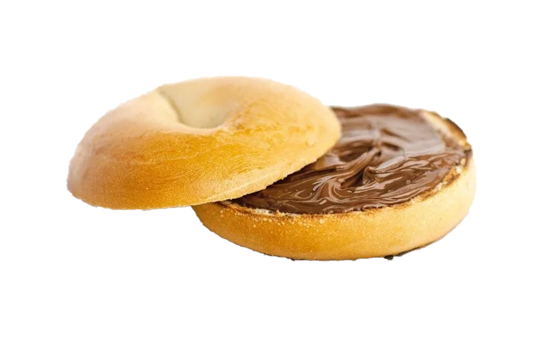 Bagel Dulce (Nutella y queso crema)