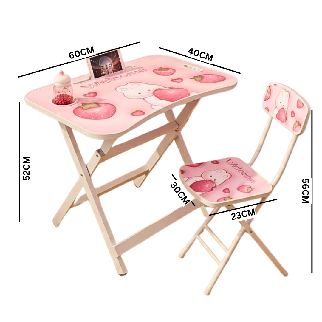 KID FOLDING CHAIR TABLE SET_5