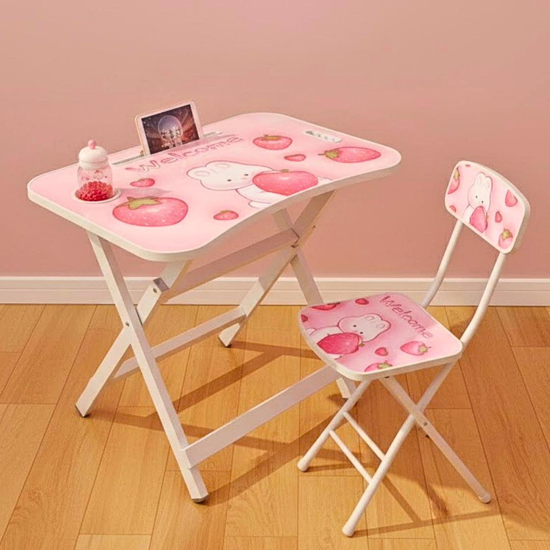 KID FOLDING CHAIR TABLE SET_1