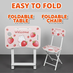 KID FOLDING CHAIR TABLE SET