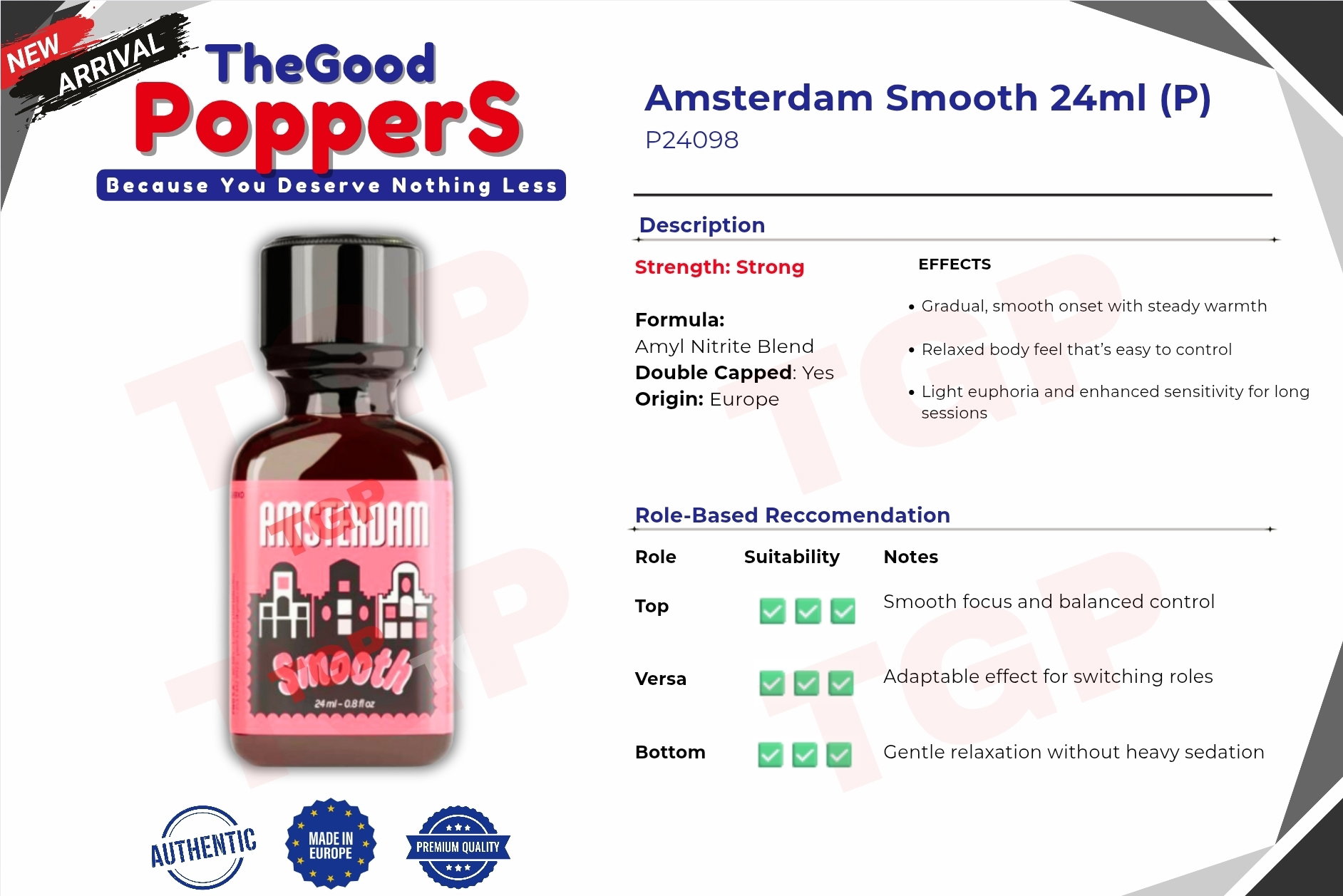 Amsterdam Smooth 24ml (P)