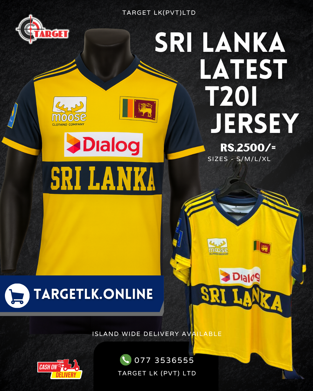 Sri Lanka Latest T20I Jersey _1