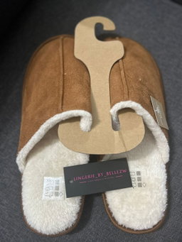 Tan Mule  Morning Slippers 