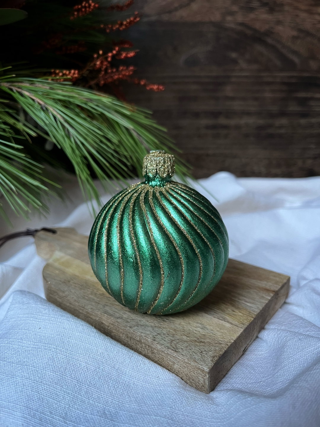 VELA BOLA DE NAVIDAD