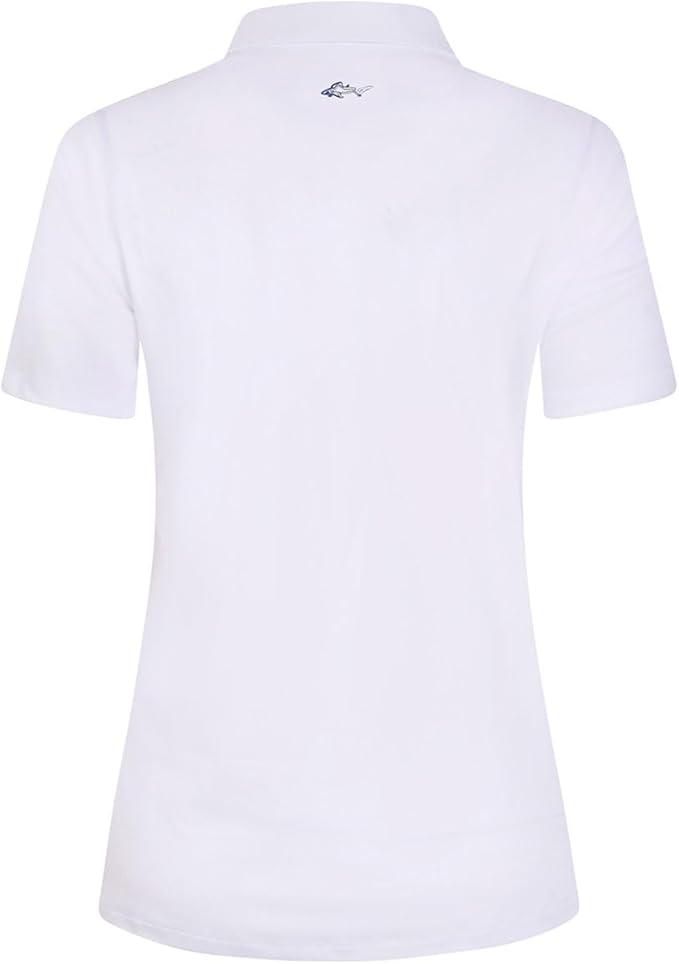 Greg Norman Freedom Micro Pique Polo WHT  DAMA_1
