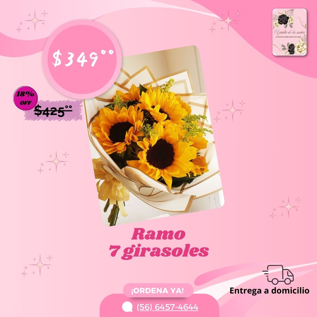 RAMO 7 GIRASOLES