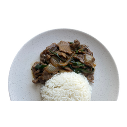 Ginger Onion Beef Rice