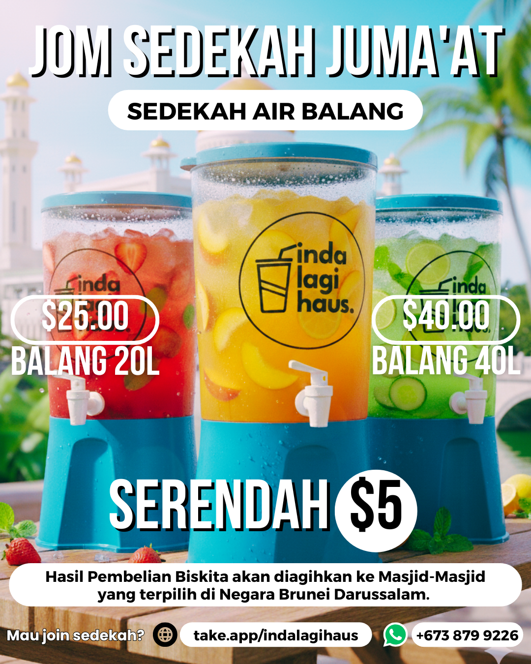 Sedekah Serendah $5.00