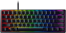 Teclado Gamer  Mini 60%: Switches Ópticos Lineares - Modo de Acionamento Rápido - Iluminação Chroma RGB - Teclas PBT - Memória Integrada - Snap Tap - Preto Clássico