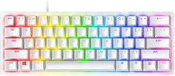 Teclado Gamer  Mini 60%: Switches Ópticos Lineares - Modo de Acionamento Rápido - Iluminação Chroma RGB - Teclas PBT - Memória Integrada - Snap Tap - Preto Clássico