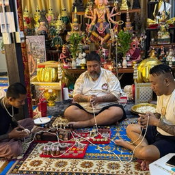 8. Ajarn Aod Phra Mae Thorani with spider yant