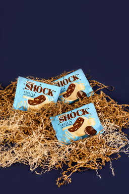 Protein Brownie «Cookie Cream» FitnesShock, 1 box (12 pieces)