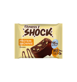 FitnesShock Protein Brownie "Banana Chocolate", 1 piece